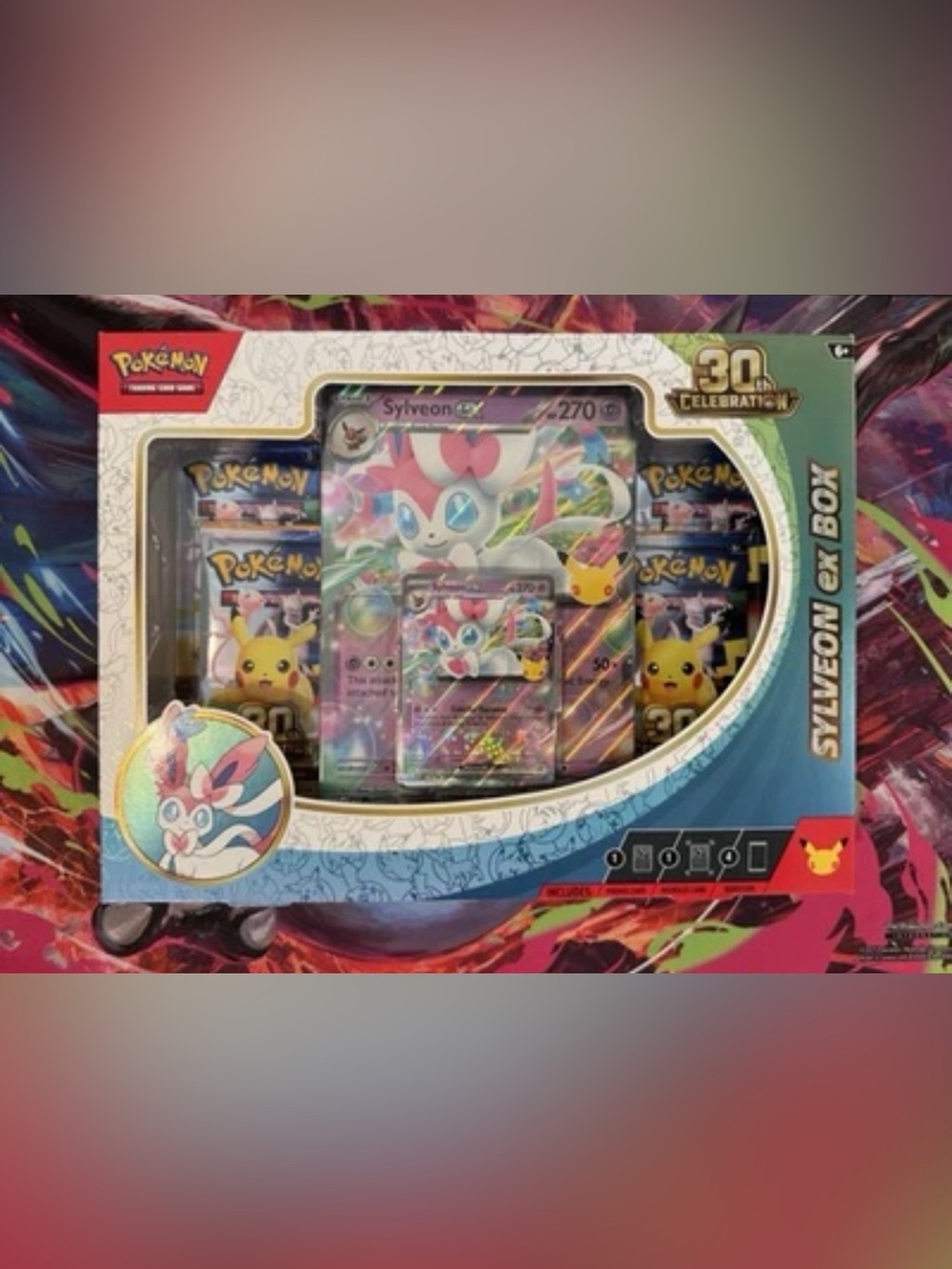 Pokemon 30th Sylveon EX Collector Box